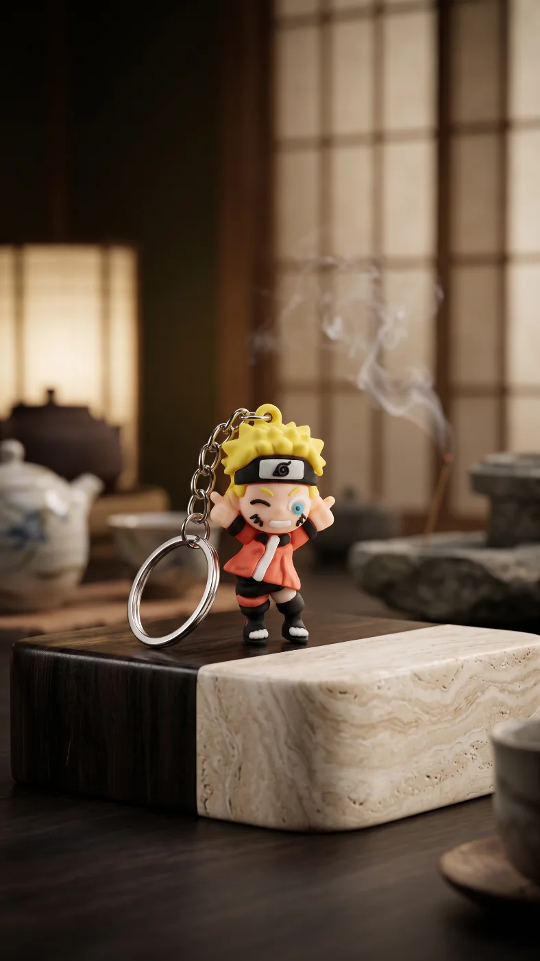 Naruto Chibi Anime Character Keychain for Keys & Bags