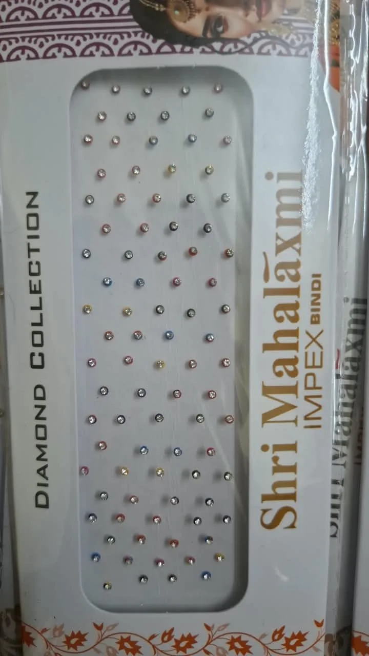 Shri Mahalaxmi Diamond Collection Multi-Color Self-Adhesive Bindis