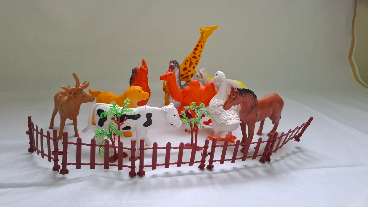 Orange Cat Figurine Toy for Kids and Collectors