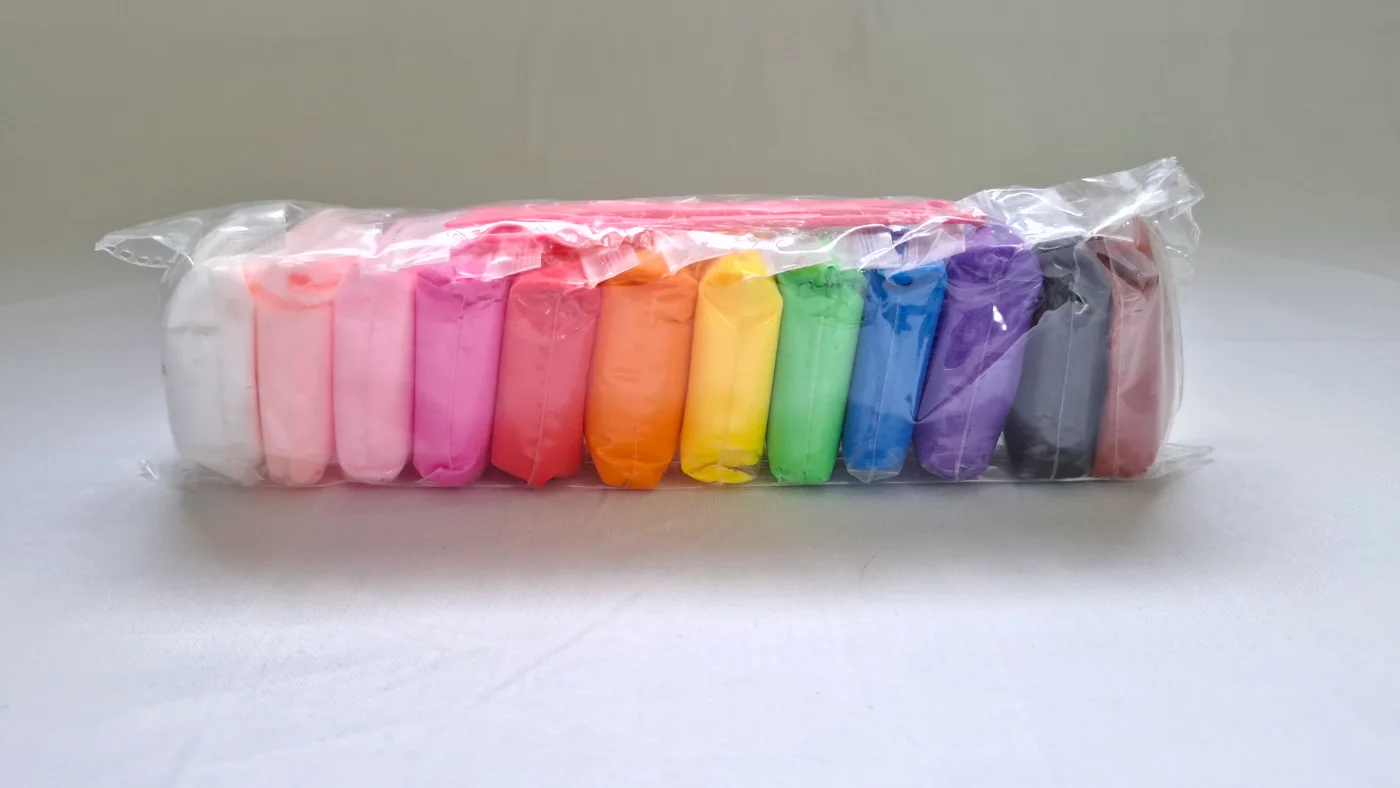 Multicolor Modeling Clay Set for Kids with Tools, 12 Vibrant Colors