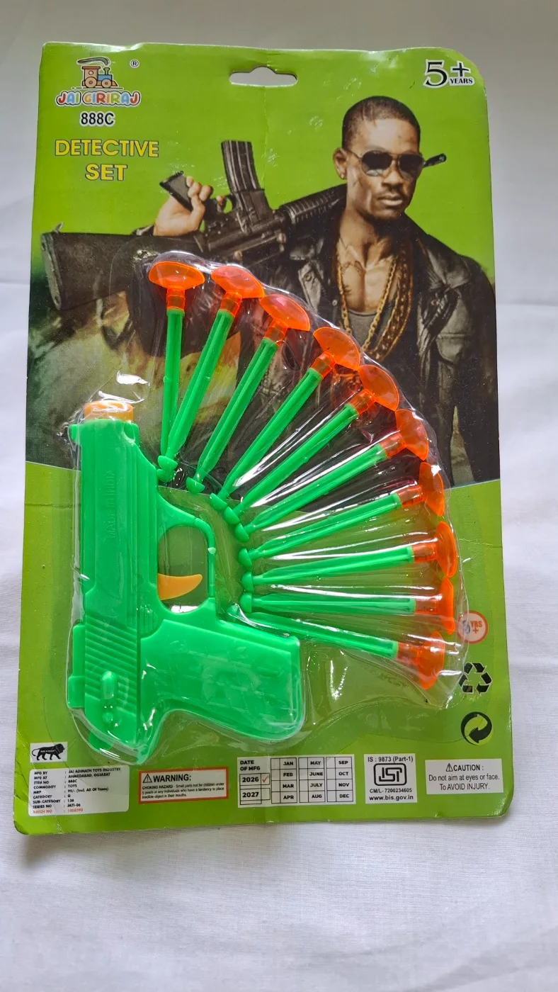 Jai Giriraj 888C Detective Set Toy Gun with Suction Darts for Kids