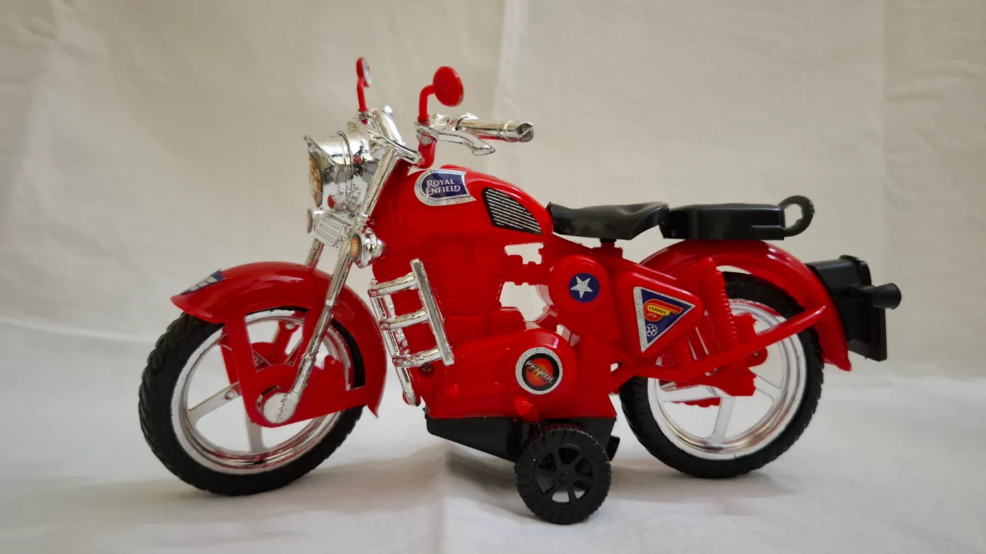 Royal Enfield Classic 350 Red Toy Motorcycle for Kids