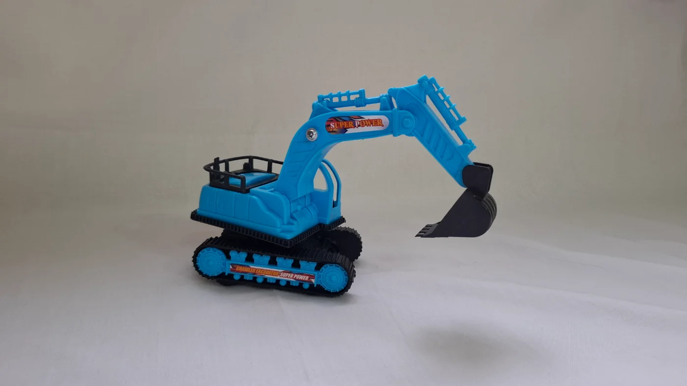 Blue Super Power Crawler Excavator Toy for Kids