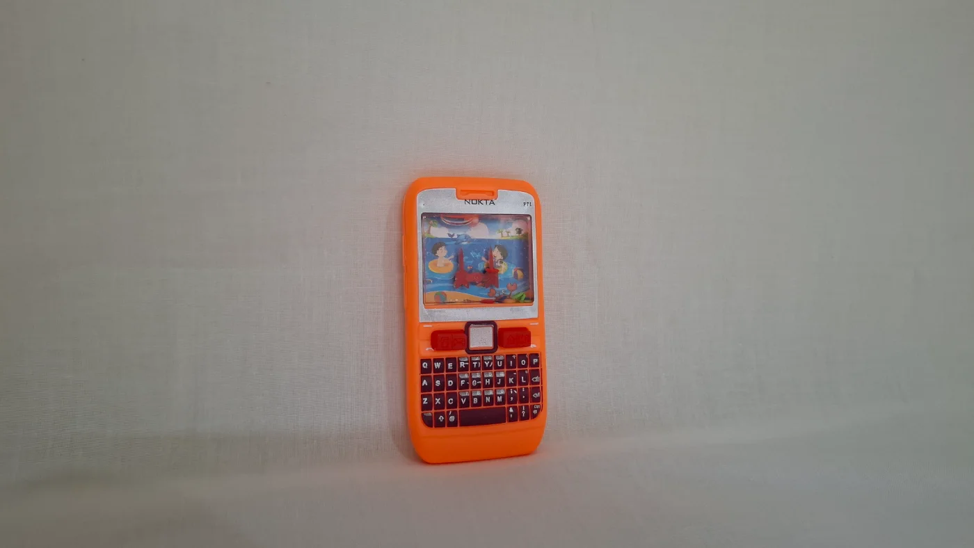 Orange Nokia F71 Style Water Ring Toss Game Toy for Kids