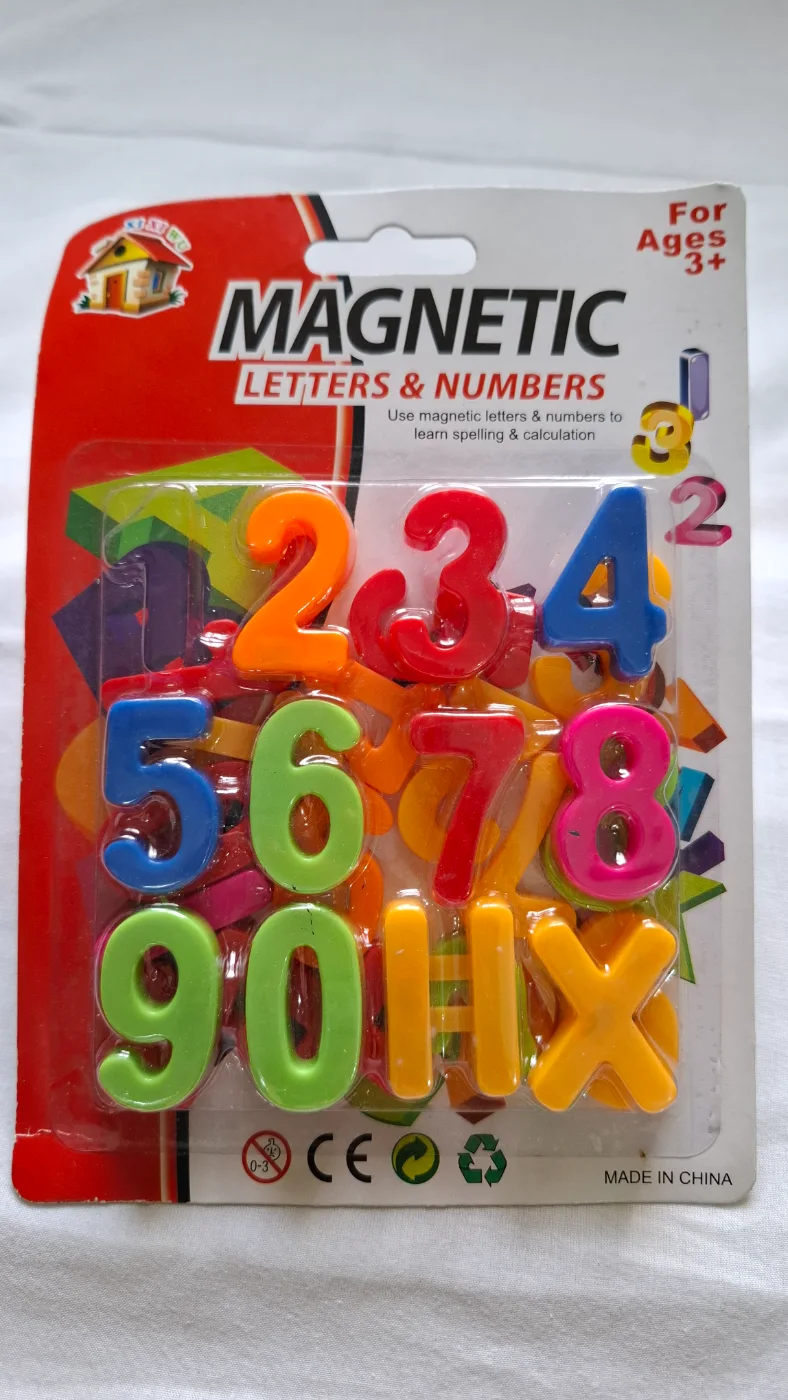 KISI FU Magnetic Letters & Numbers Set for Kids, Educational Learning Toy